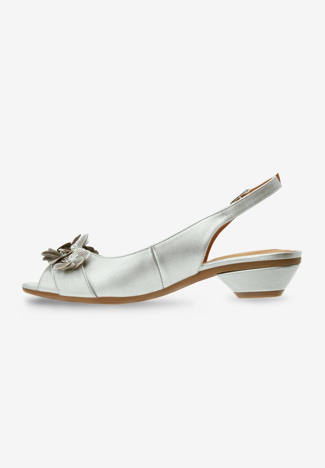 The Rider Leather-Like Slingback image number 5