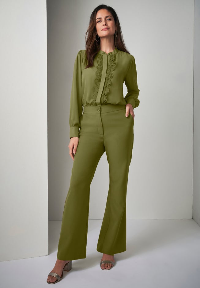 Tummy Control Bi-Stretch Bootcut Pant image number 4