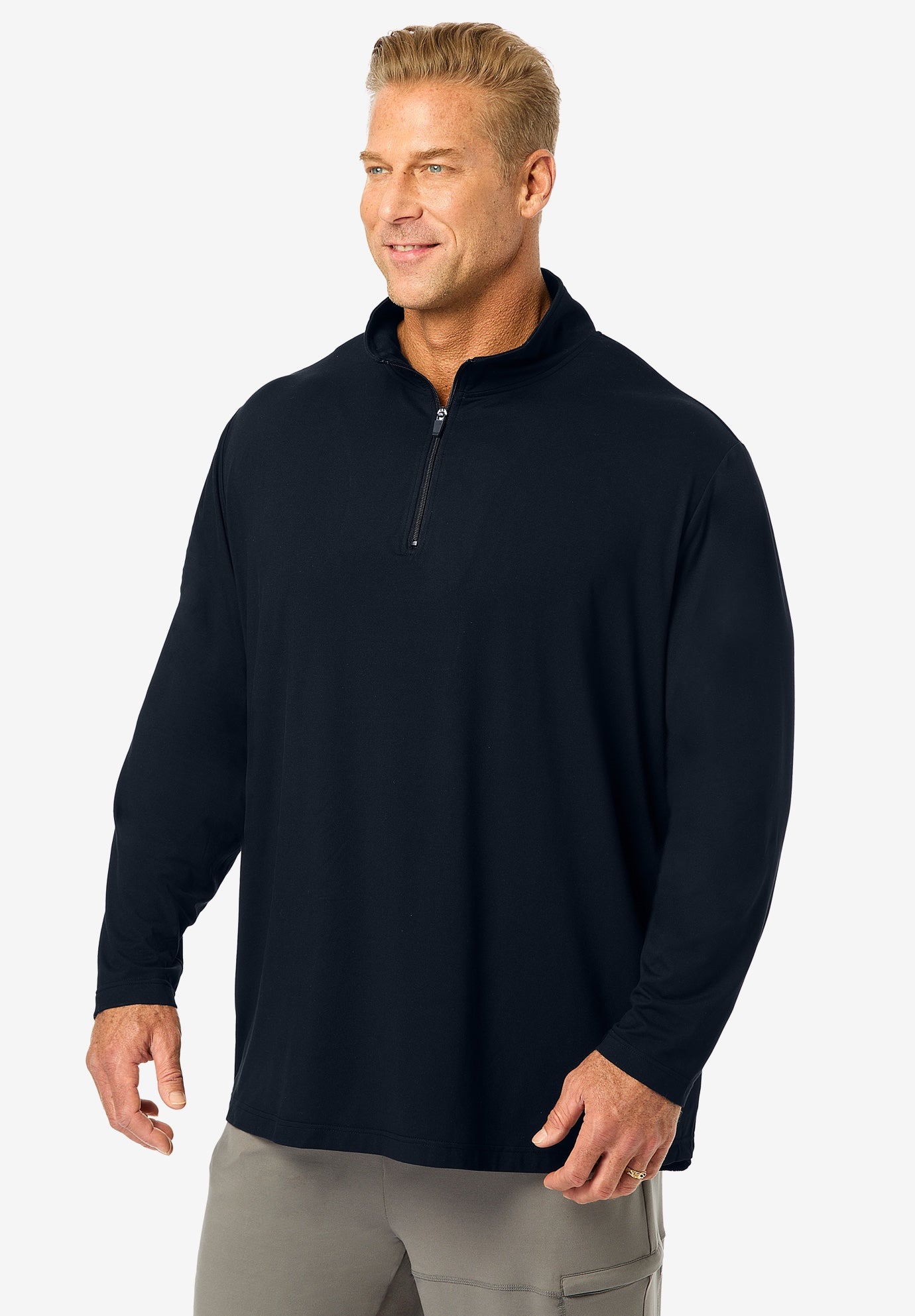SuperSoft Jersey 1/4 Zip Pullover image number 0