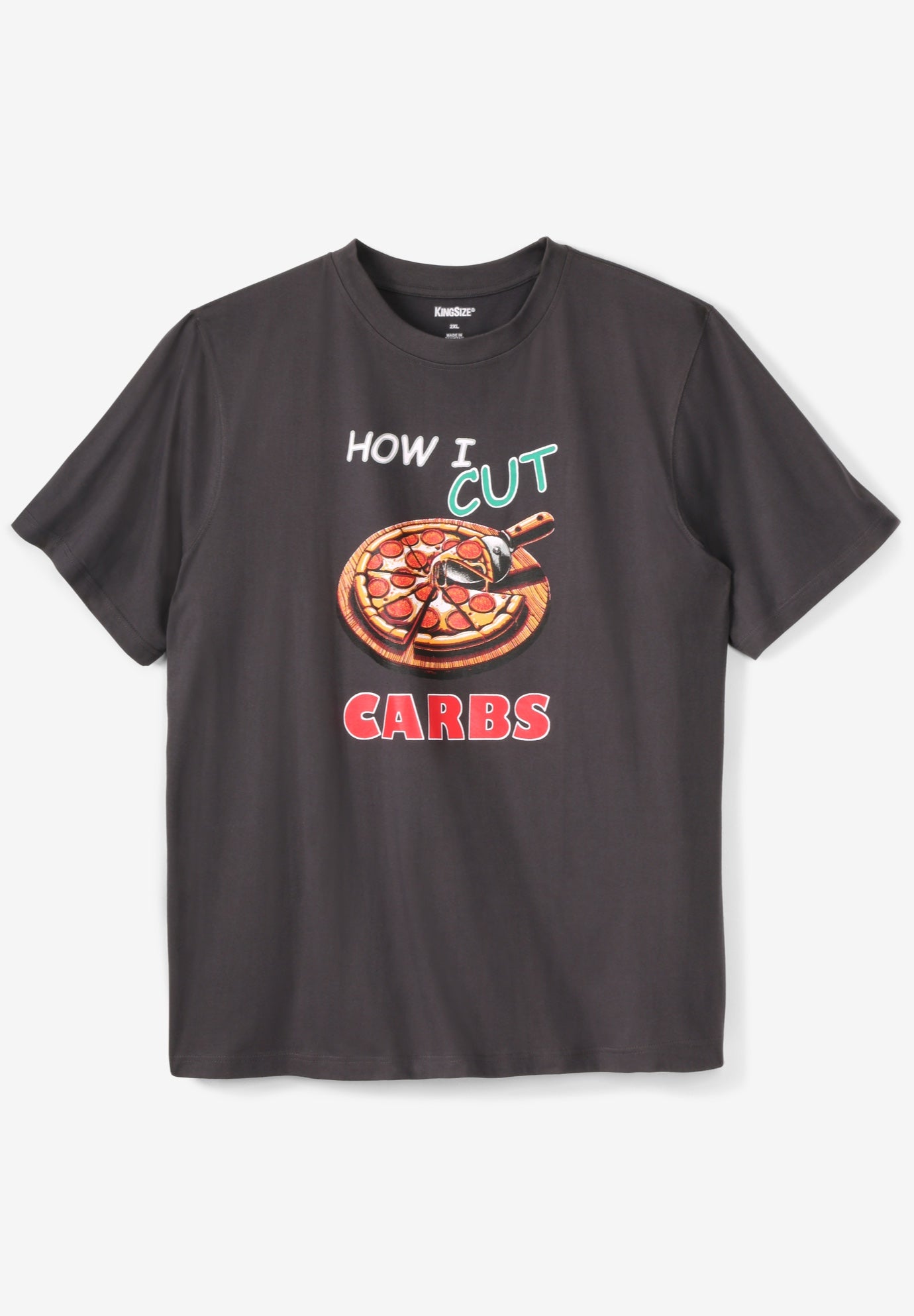 KingSize Men’s Big & Tall Slogan Graphic T-Shirt