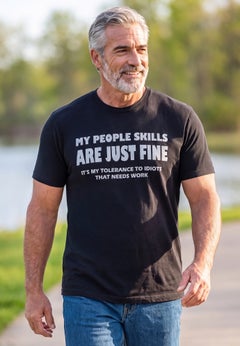 KingSize Slogan Graphic T-Shirt