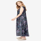 Pintucked Sleeveless Dress image number null