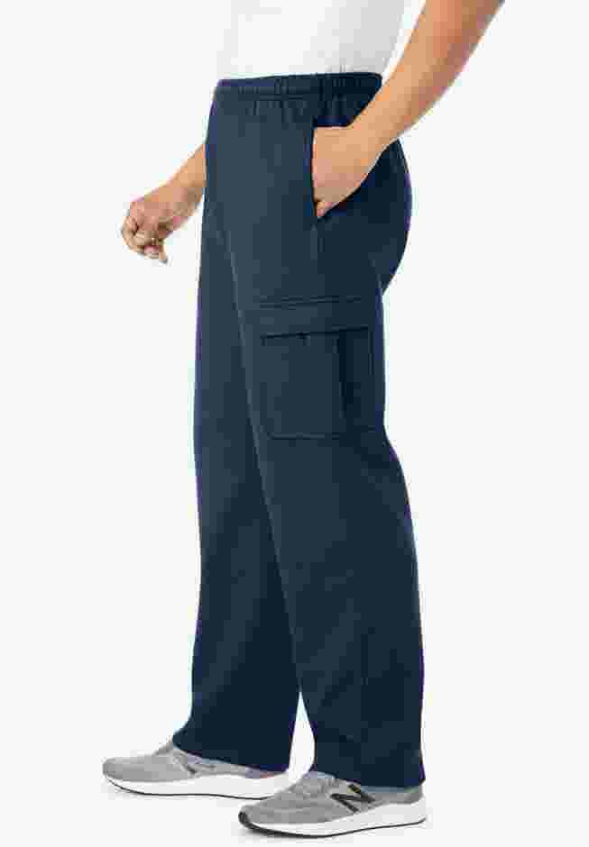 Fleece Cargo Sweatpants image number 4