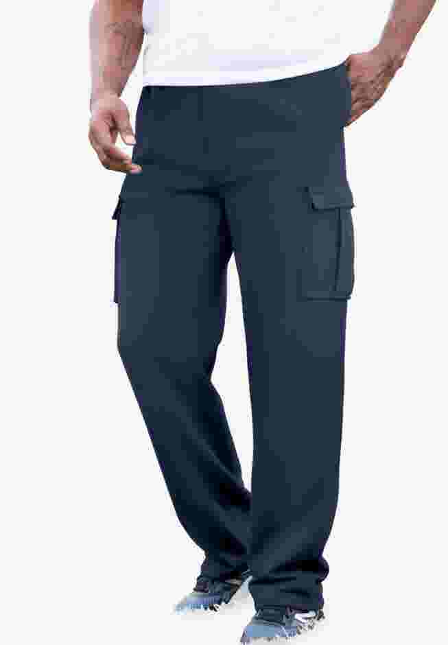 Fleece Cargo Sweatpants image number 5