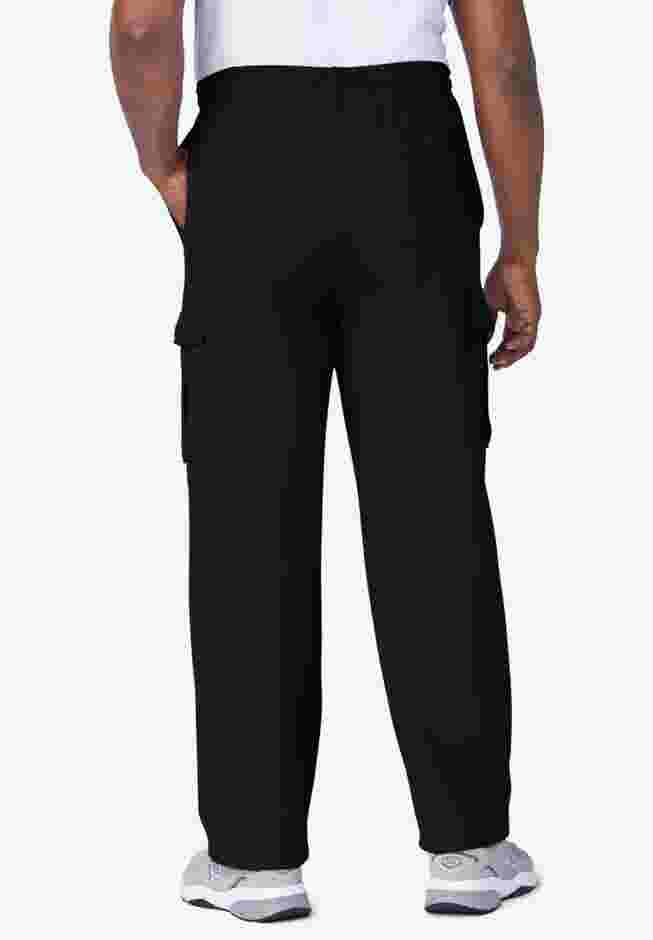 Fleece Cargo Sweatpants image number 1