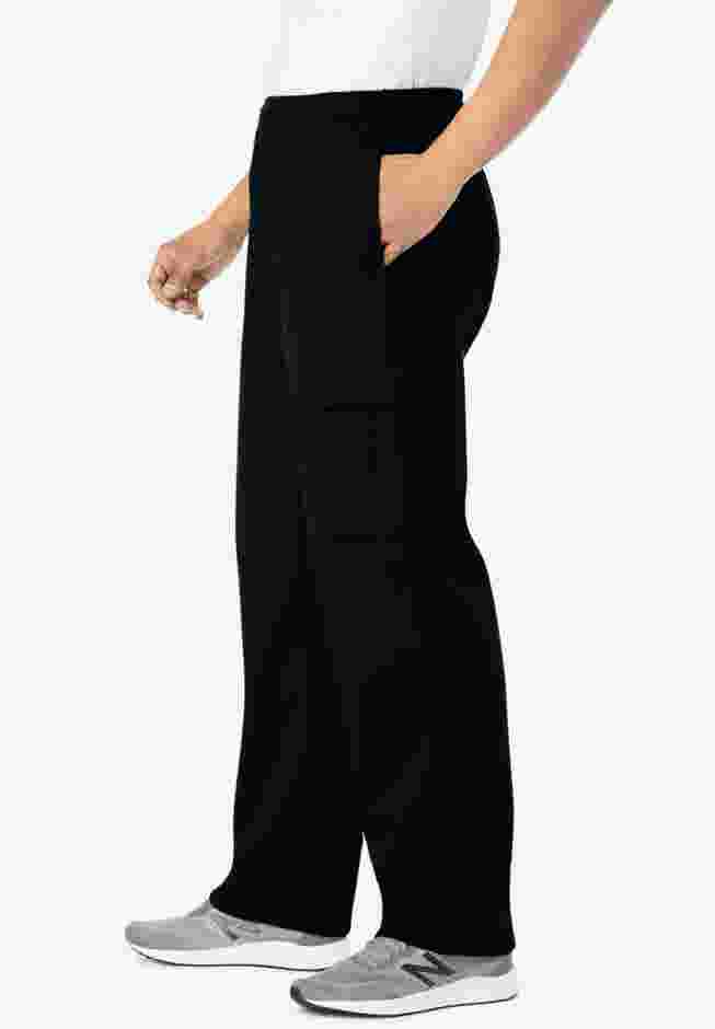 Fleece Cargo Sweatpants image number 2