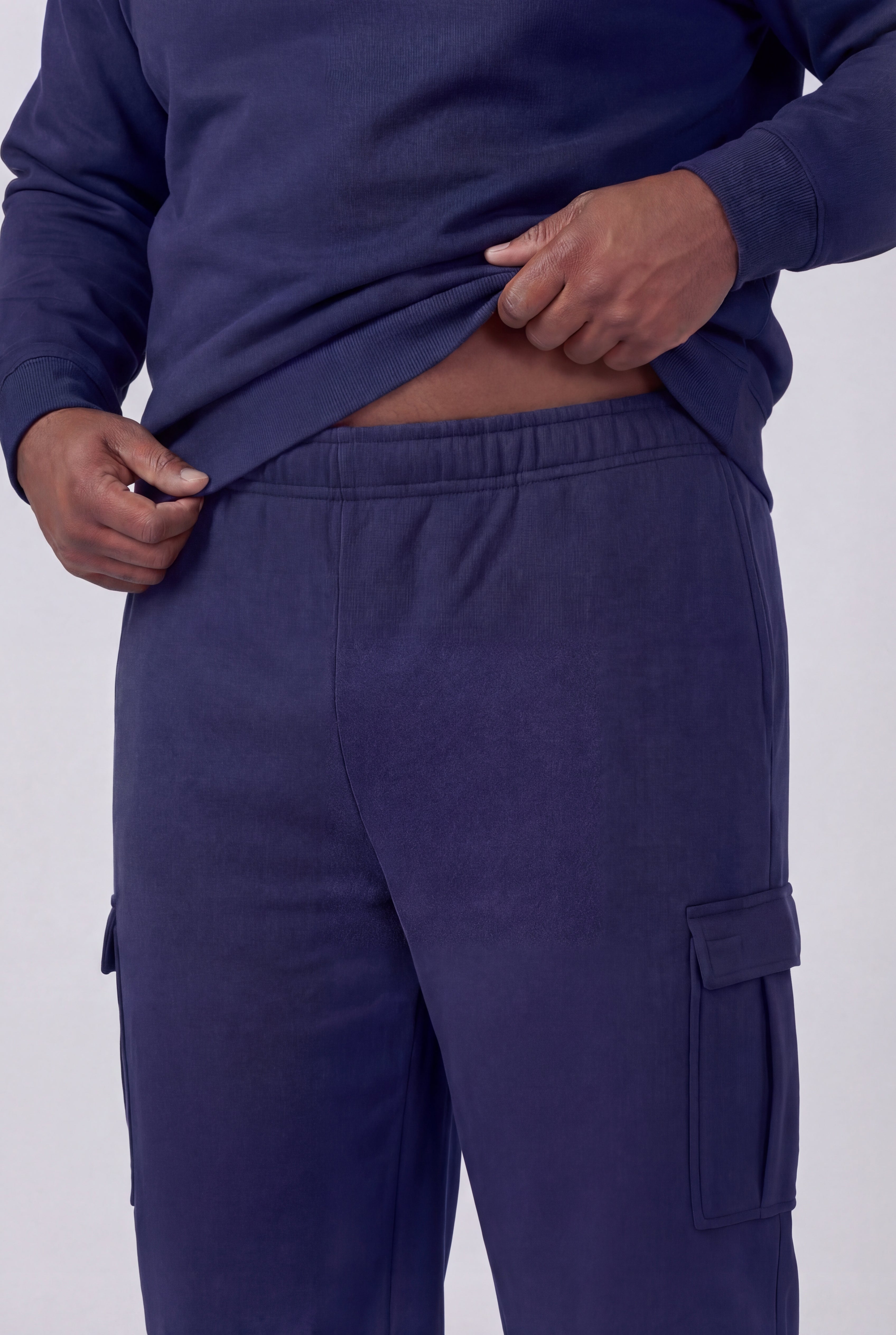 Fleece Cargo Sweatpants image number 3