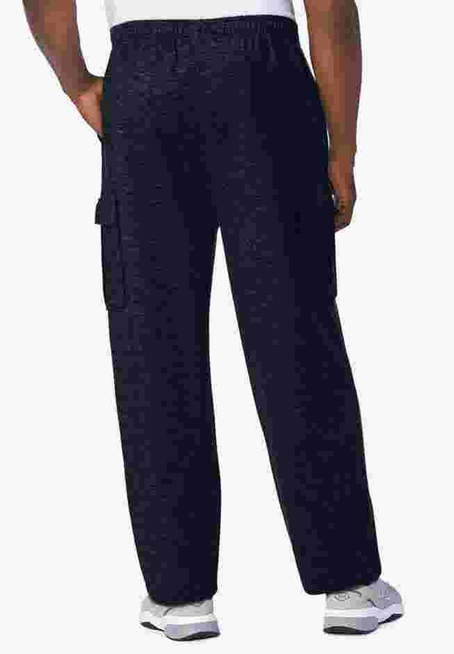 Fleece Cargo Sweatpants image number 1
