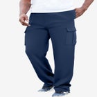 Fleece Cargo Sweatpants image number null
