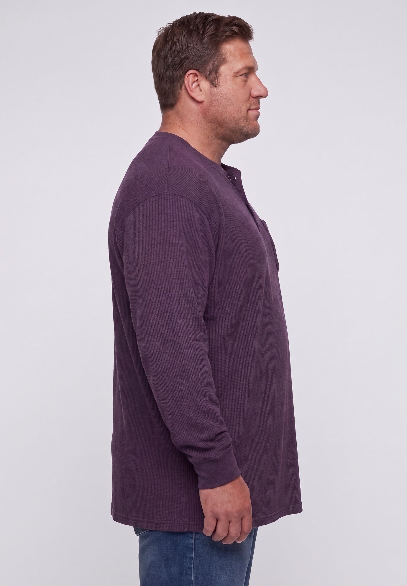 Thermal Pocket Longer-Length Henley image number 2