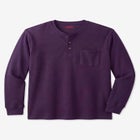 Thermal Pocket Longer-Length Henley image number 3