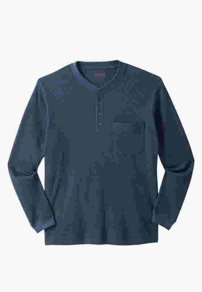 Thermal Pocket Longer-Length Henley image number 0