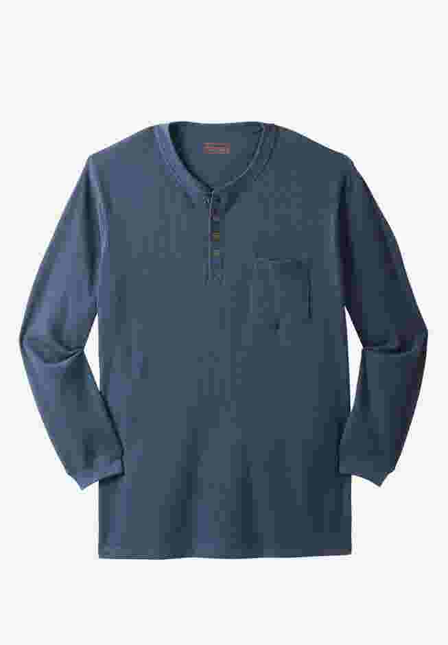 Thermal Pocket Longer-Length Henley image number 0
