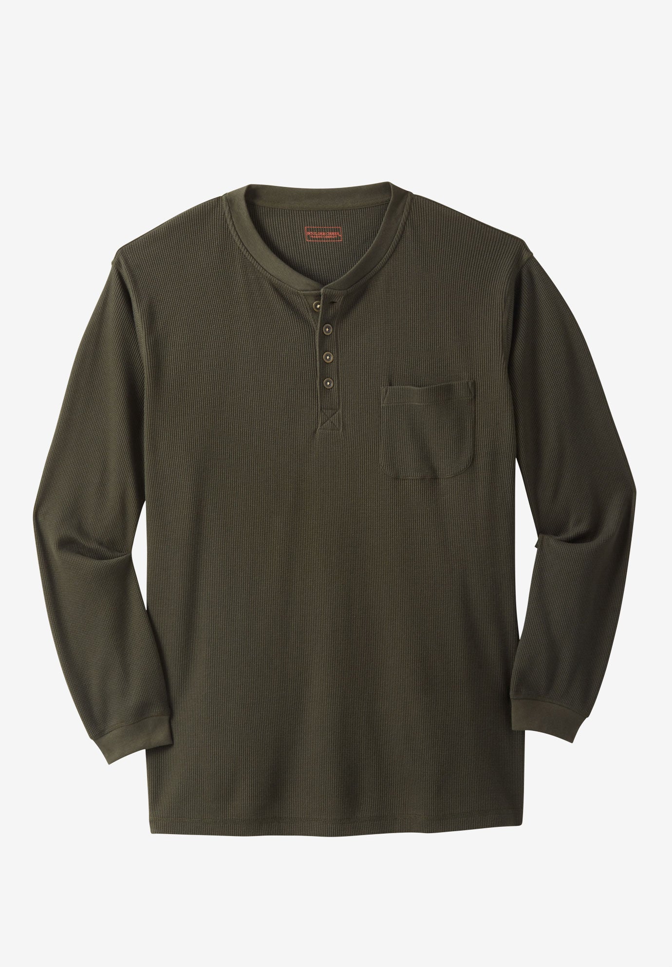 Thermal Pocket Longer-Length Henley image number 0