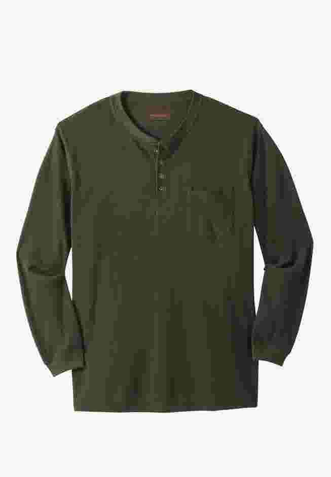 Thermal Pocket Longer-Length Henley image number 0
