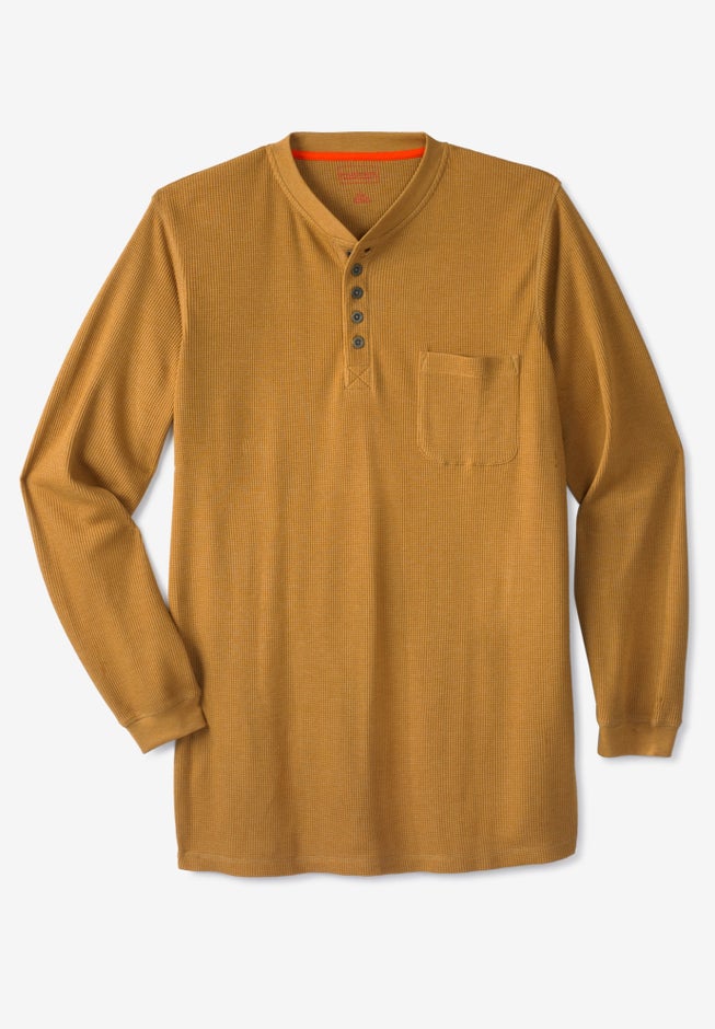 Thermal Pocket Longer-Length Henley image number 0
