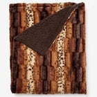 Faux Fur Animal Print Blanket image number null