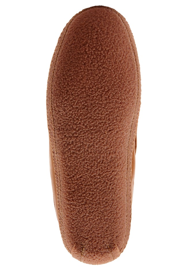 Fur-Lined Clog Slippers image number null