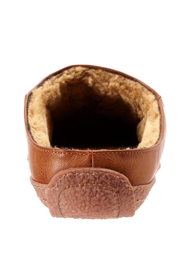 Fur-Lined Clog Slippers image number null