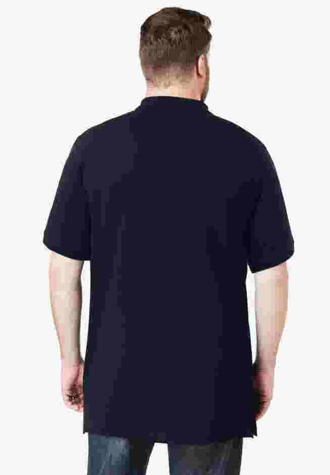 Longer-Length Shrink-Less™ Cotton Polo Shirt image number 2