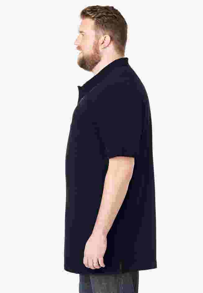 Longer-Length Shrink-Less™ Cotton Polo Shirt image number 3