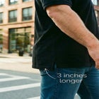 Shrink-Less&trade; Longer-Length Cotton Polo Shirt image number null