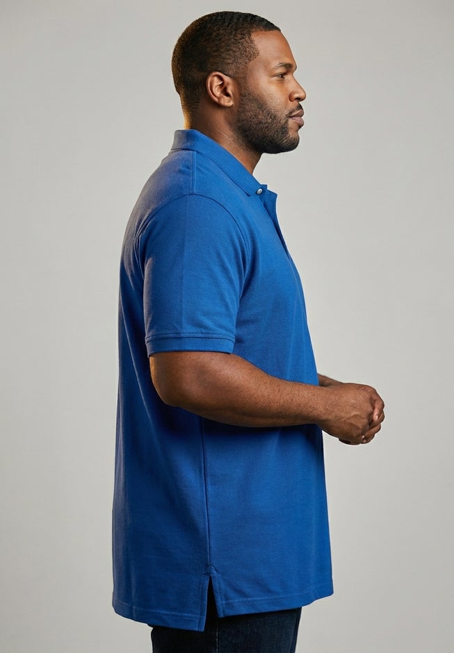 Shrink-Less&trade; Longer-Length Cotton Polo Shirt image number 2
