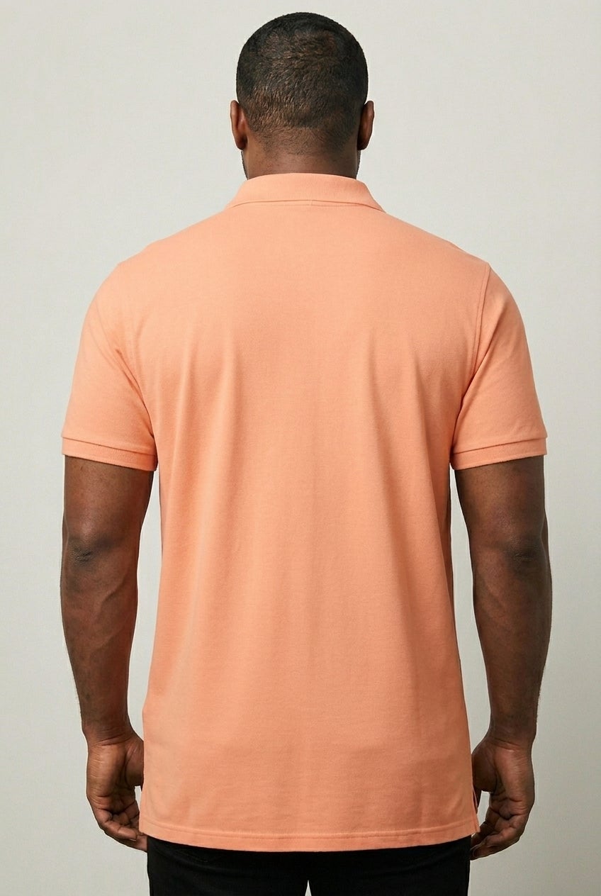 Shrink-Less&trade; Longer-Length Cotton Polo Shirt image number 3