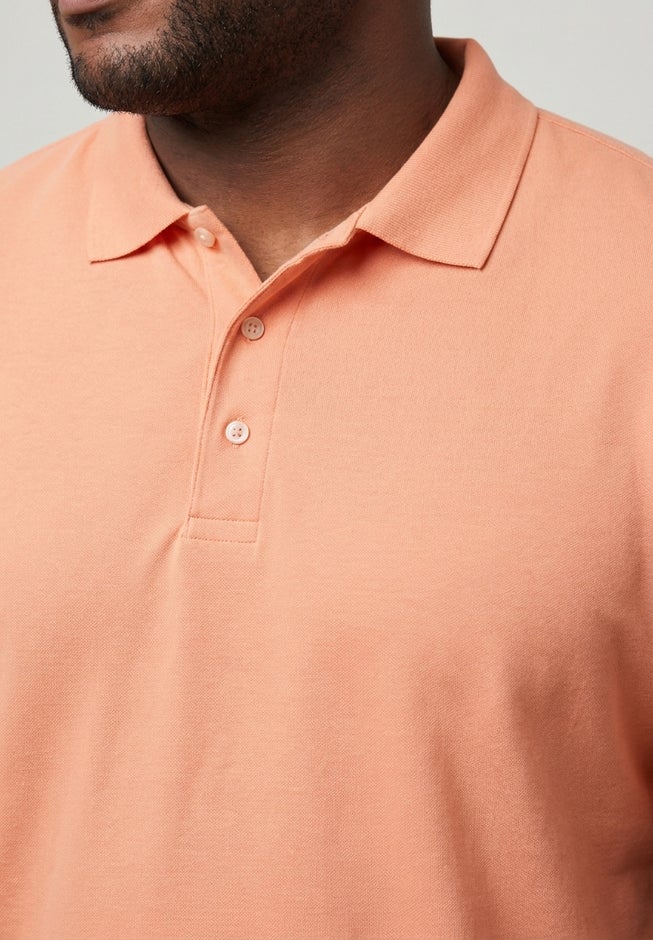 Shrink-Less&trade; Longer-Length Cotton Polo Shirt image number 4