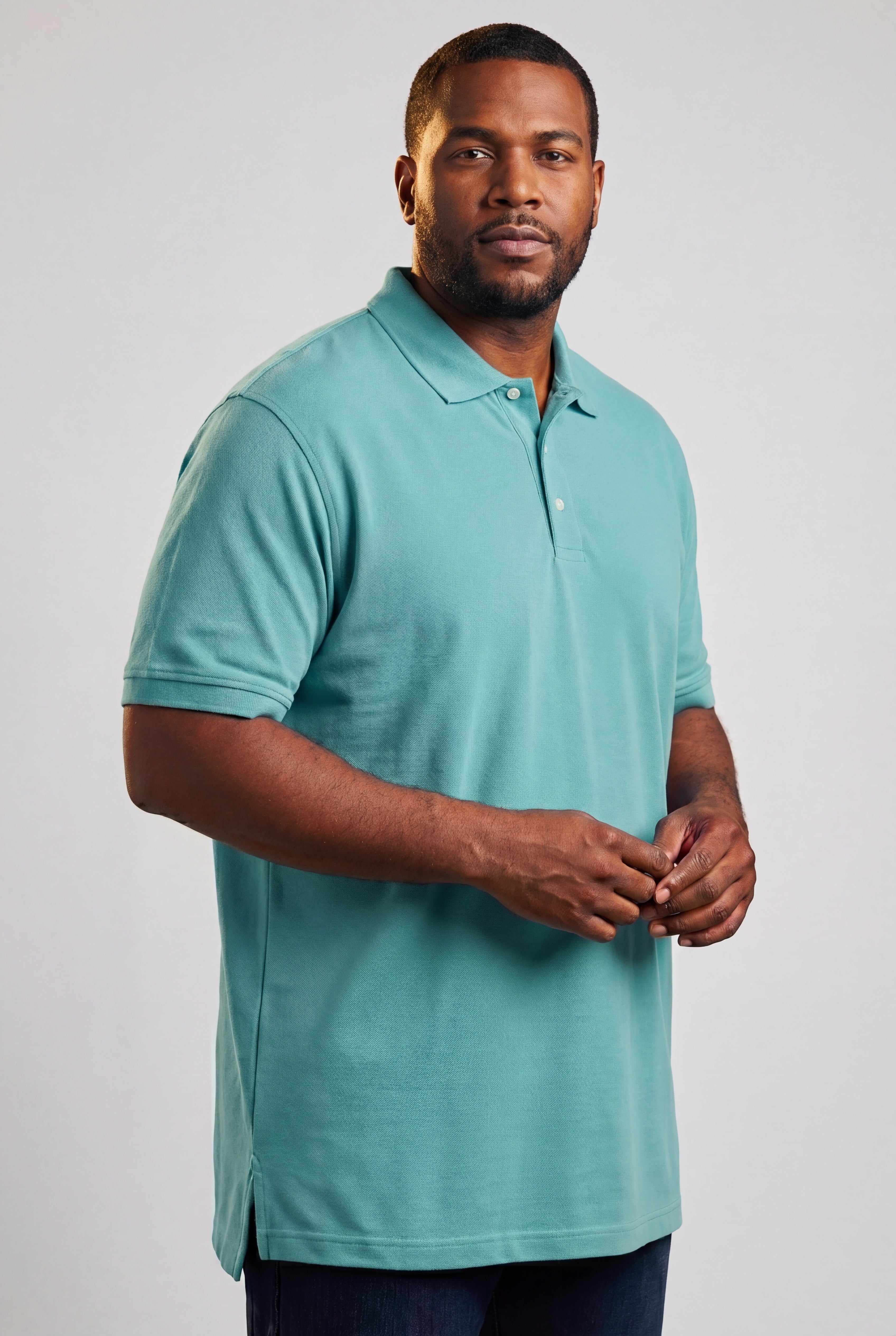 Shrink-Less&trade; Longer-Length Cotton Polo Shirt image number 0