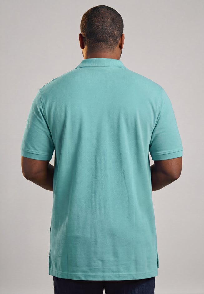 Shrink-Less&trade; Longer-Length Cotton Polo Shirt image number 3