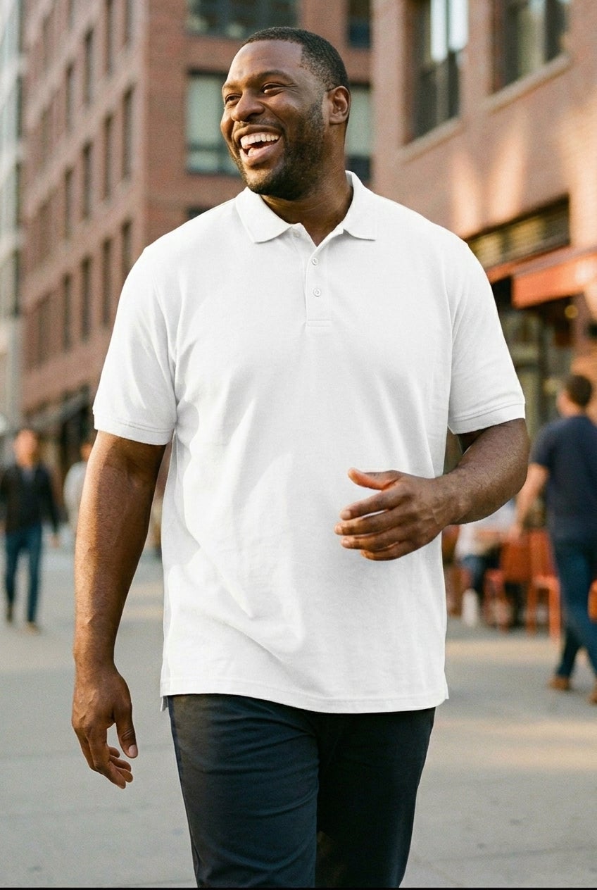 Shrink-Less&trade; Longer-Length Cotton Polo Shirt image number 0