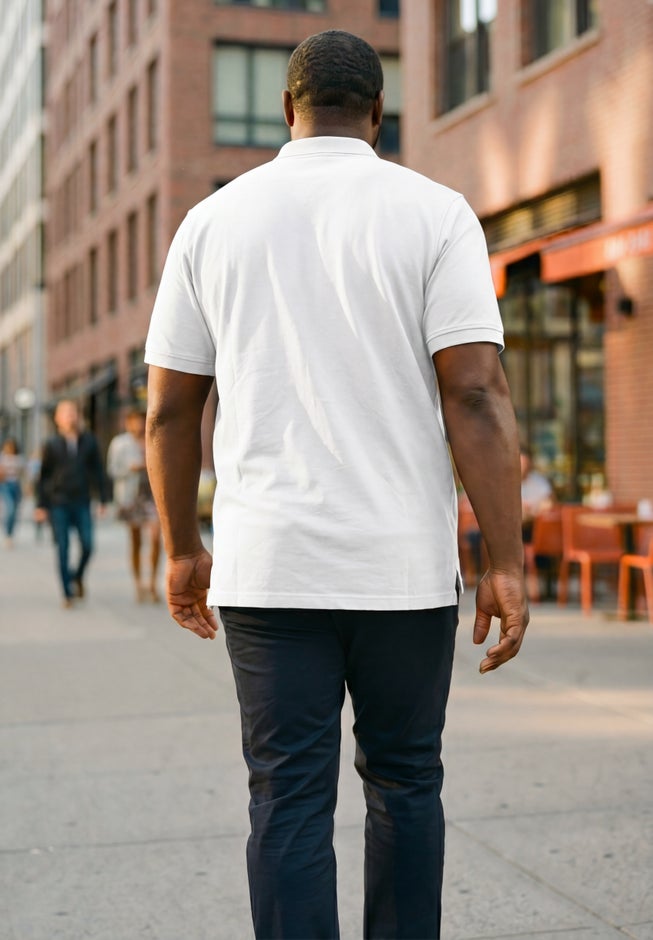 Shrink-Less&trade; Longer-Length Cotton Polo Shirt image number 3