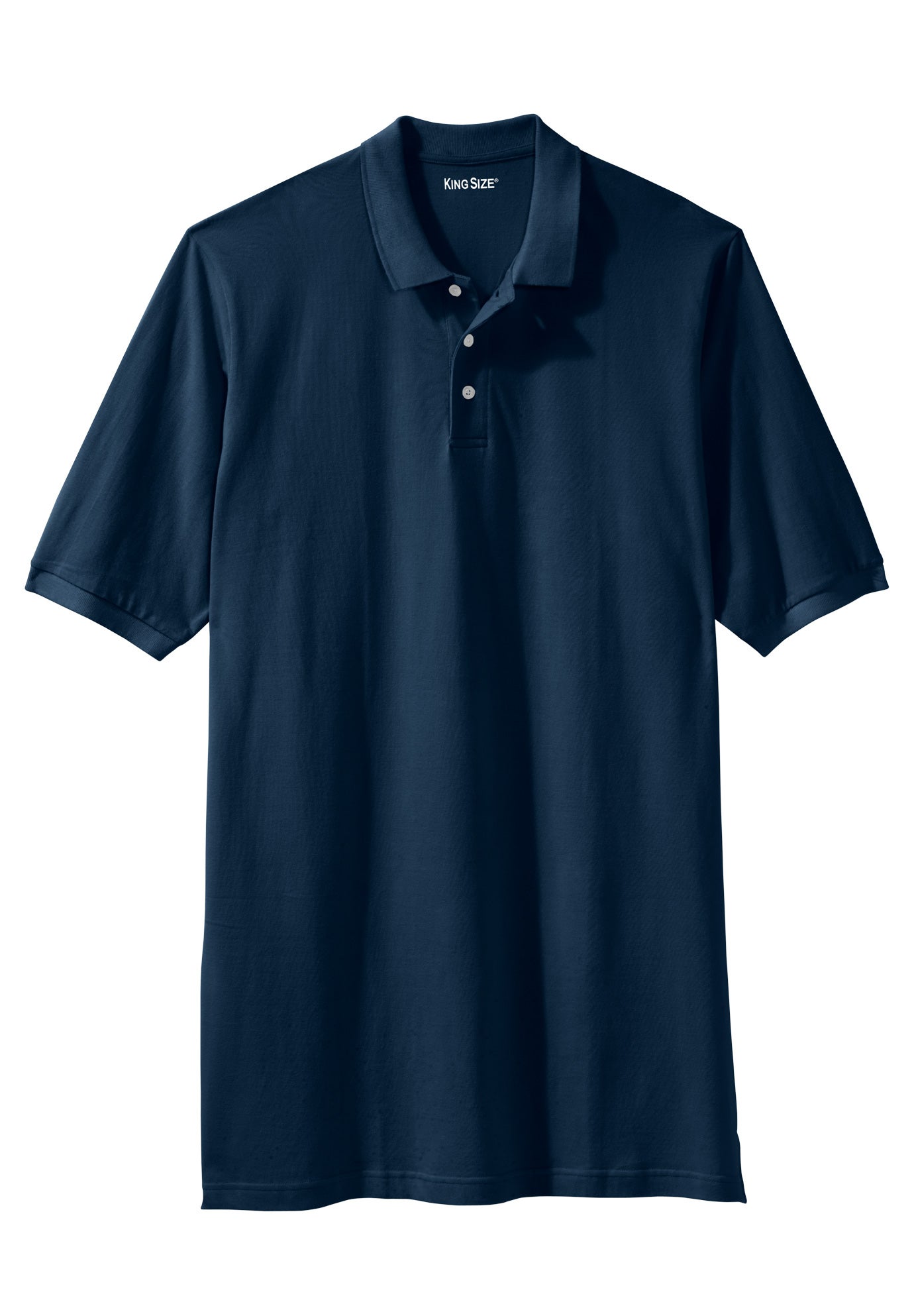 Cotton Pique Polo in Classic Navy