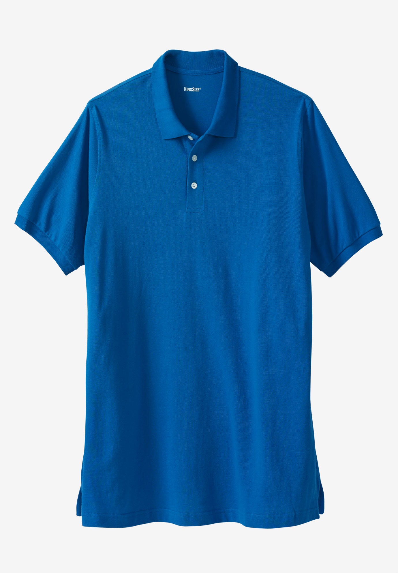 Longer-Length Shrink-Less™ Cotton Polo Shirt image number 0
