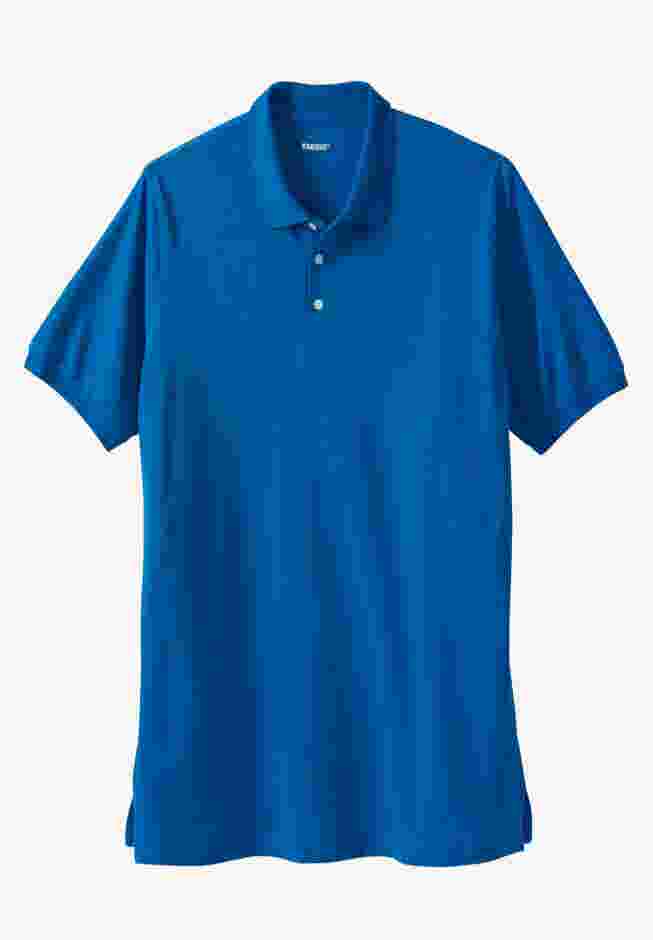 Longer-Length Shrink-Less™ Cotton Polo Shirt image number 0