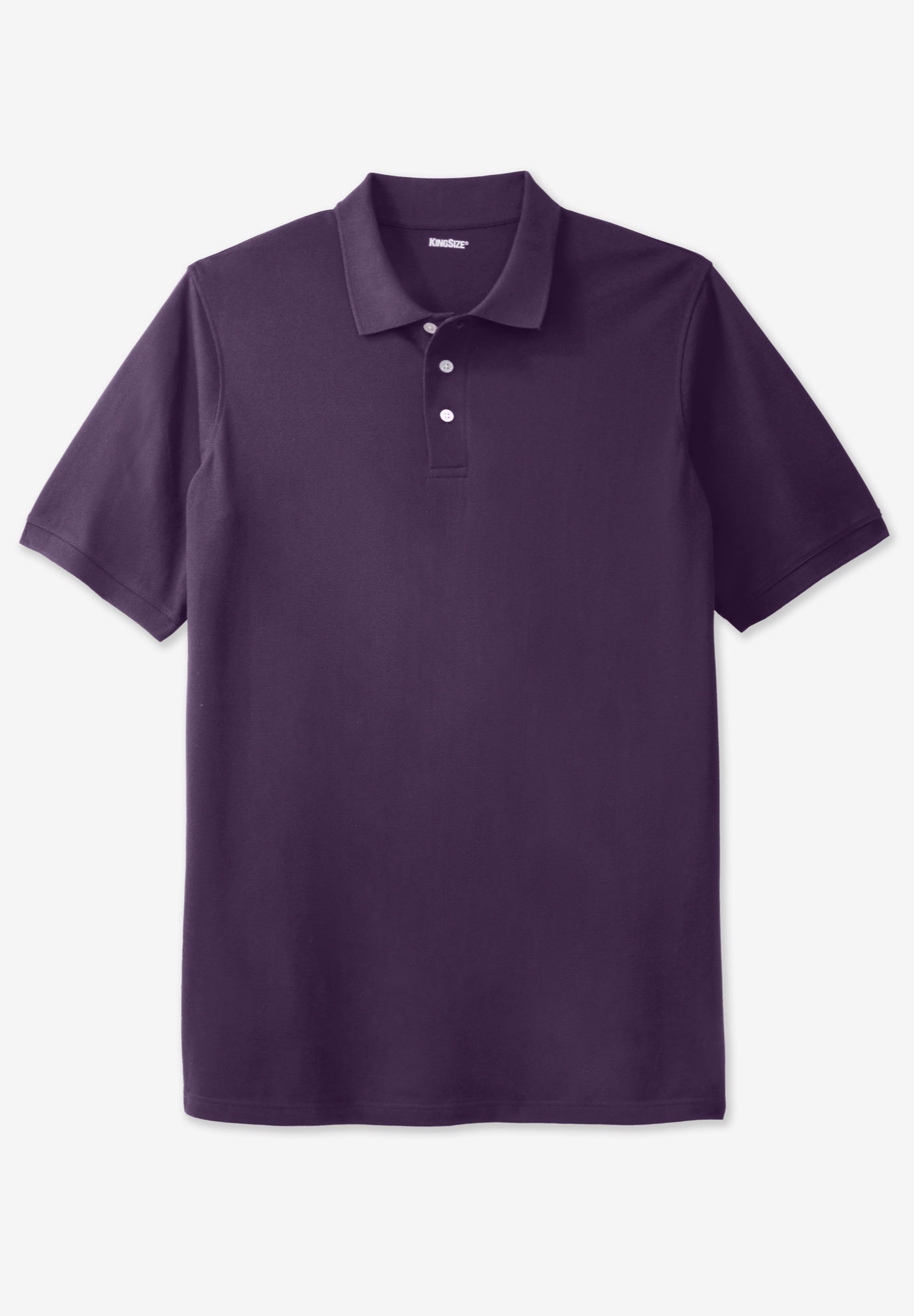 Longer-Length Shrink-Less&trade; Cotton Polo Shirt image number 0