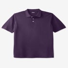 Longer-Length Shrink-Less&trade; Cotton Polo Shirt image number null