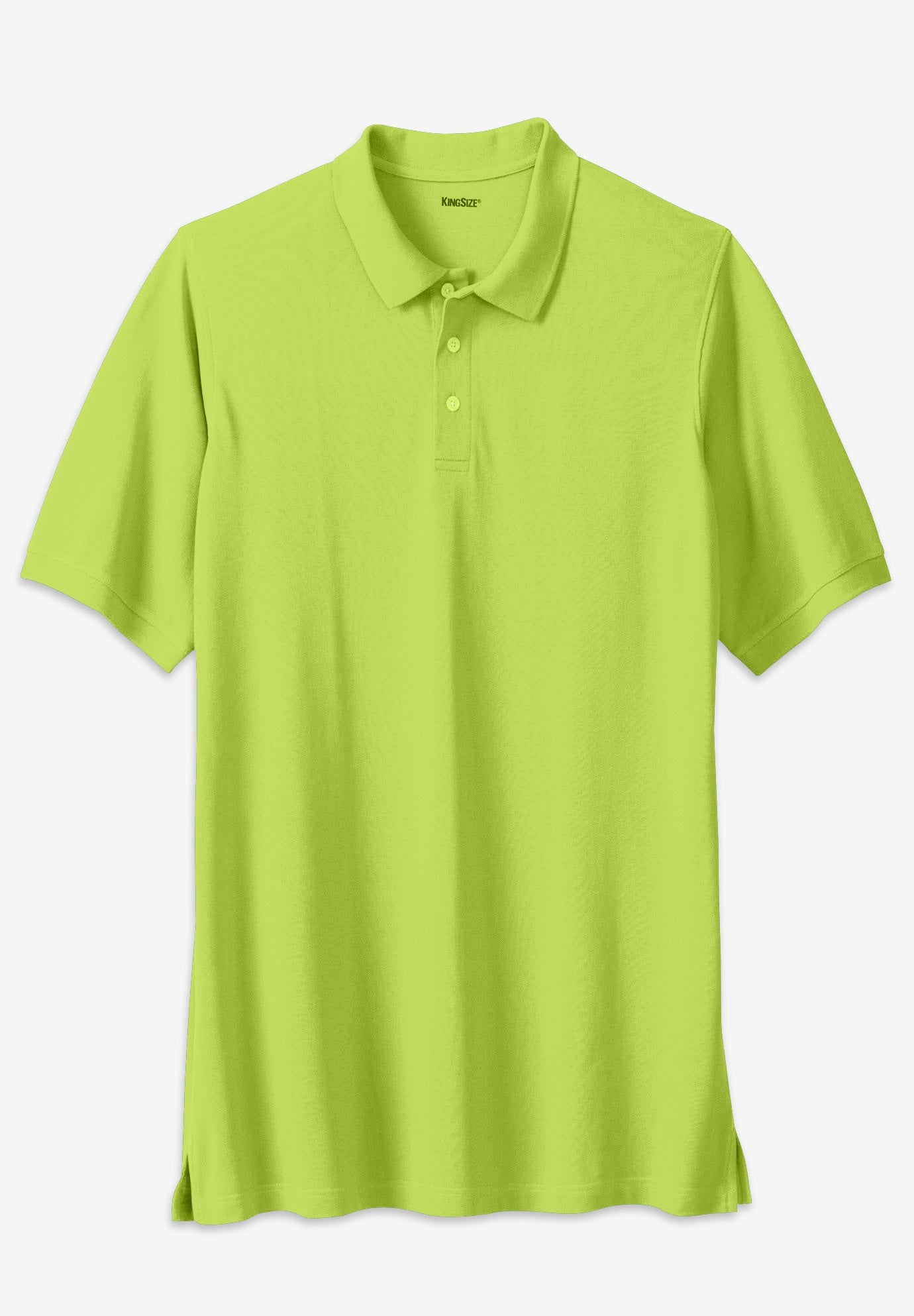 Longer-Length Shrink-Less&trade; Cotton Polo Shirt image number 0