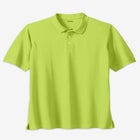 Longer-Length Shrink-Less&trade; Cotton Polo Shirt image number null