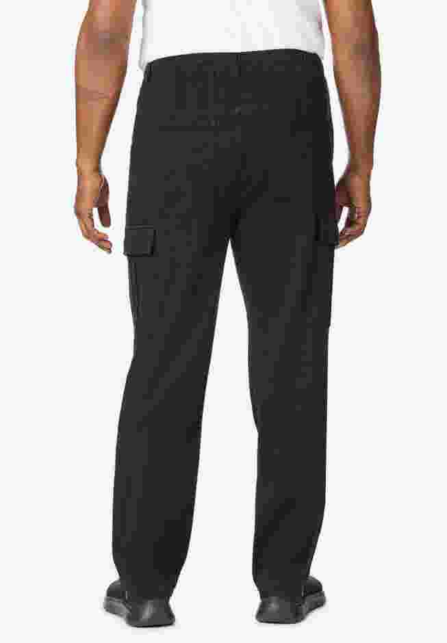 Relaxed Fit Cargo Denim Look Sweatpants image number 1