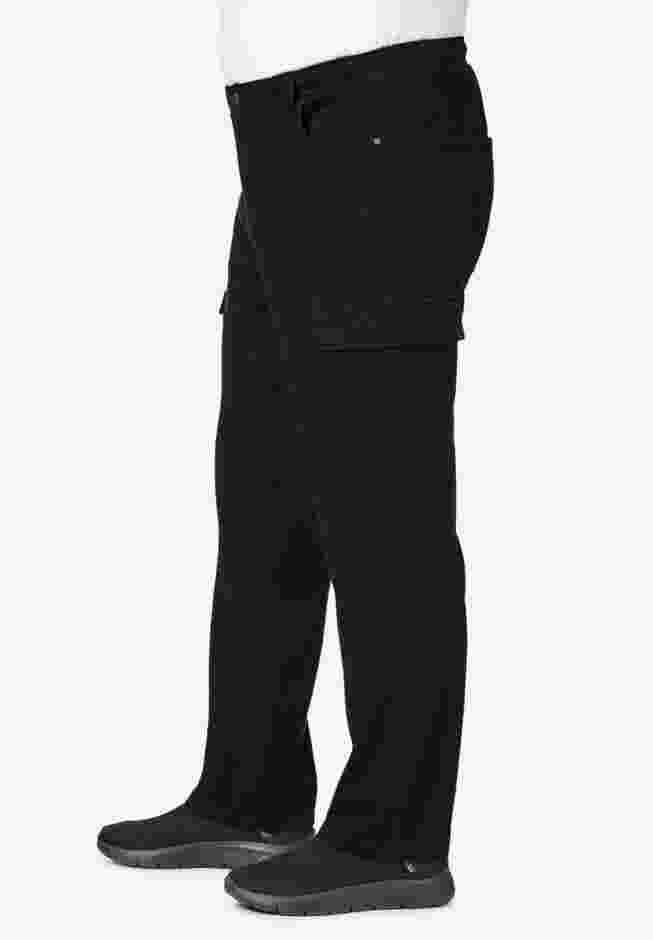 Relaxed Fit Cargo Denim Look Sweatpants image number 2