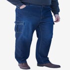 Relaxed Fit Cargo Denim Look Sweatpants image number null