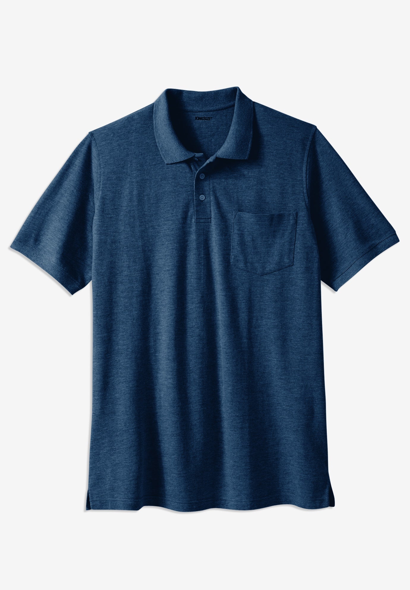 Longer-Length Shrink-Less&trade; Cotton Polo image number 0