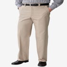 Relaxed Fit Wrinkle-Free Full Elastic Plain Front Pants image number null