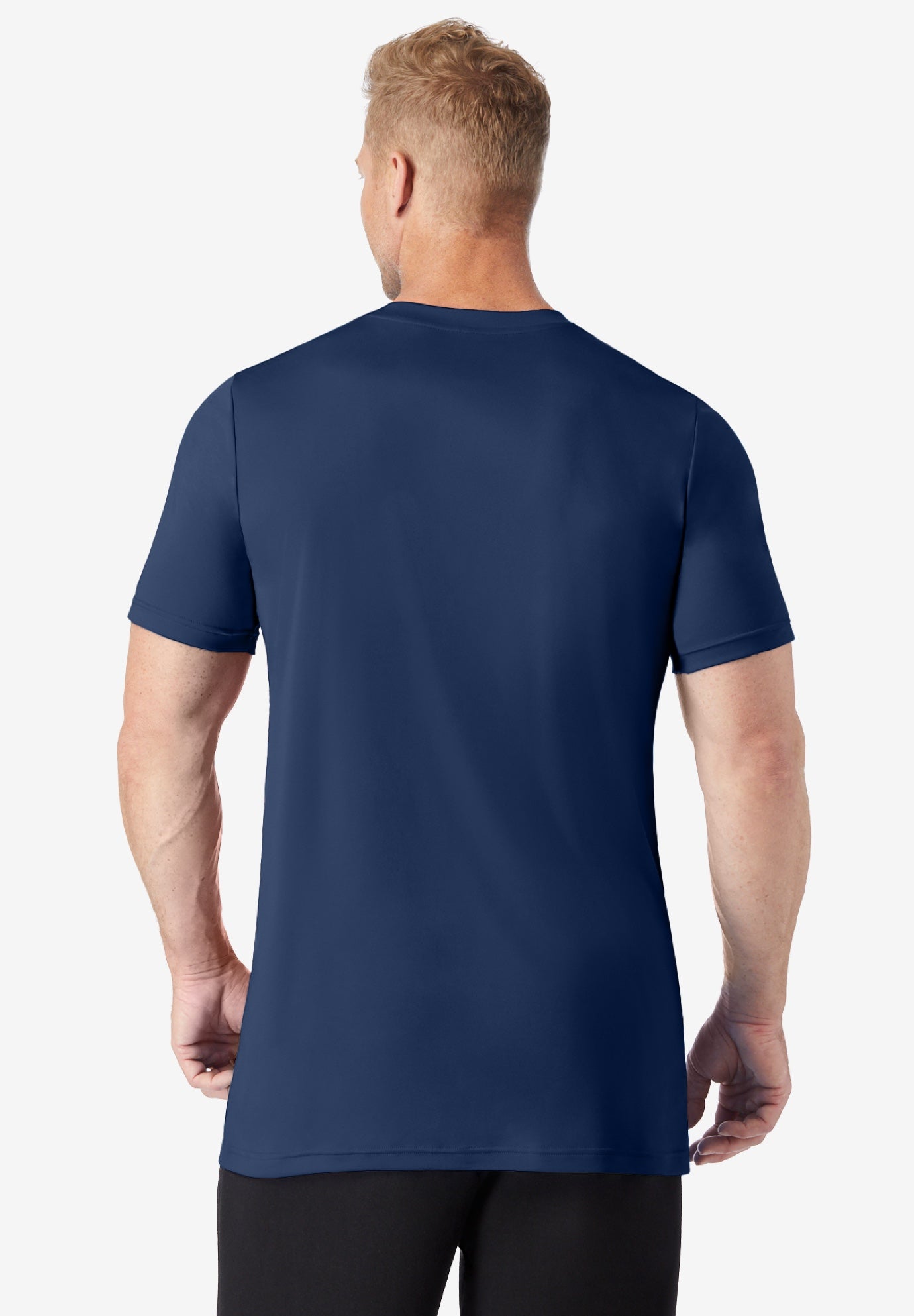 No Sweat Longer-Length Short Sleeve Crewneck Tee image number 1