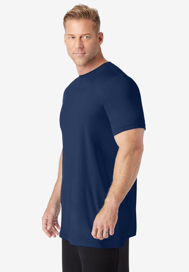 No Sweat Longer-Length Short Sleeve Crewneck Tee image number 2