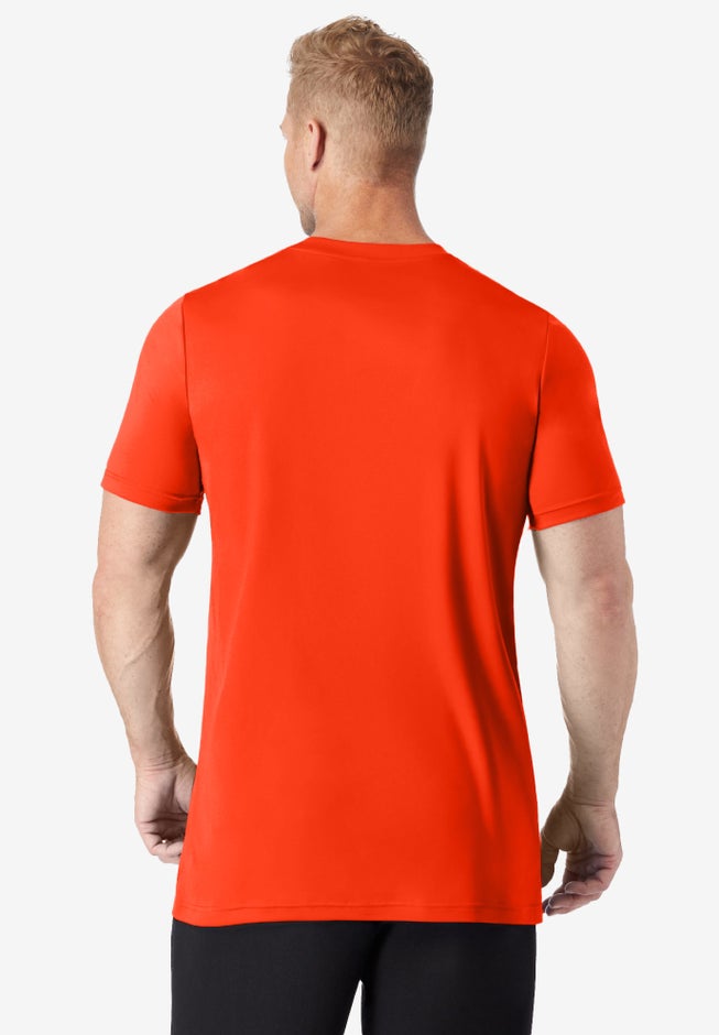 No Sweat Longer-Length Short Sleeve Crewneck Tee image number 1