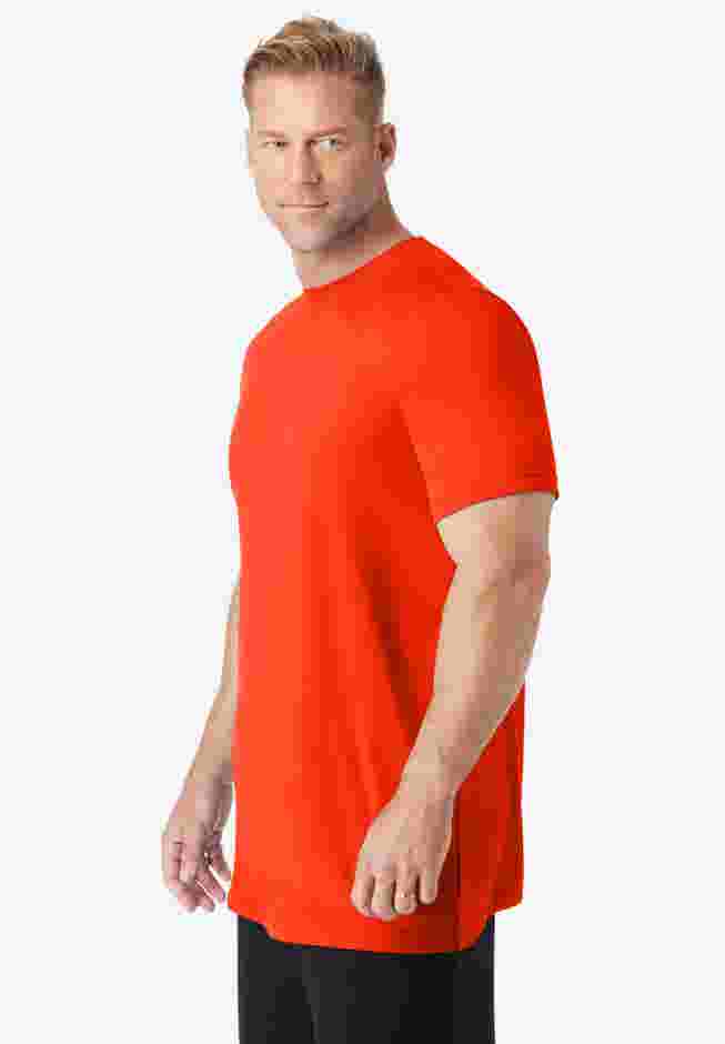 No Sweat Longer-Length Short Sleeve Crewneck Tee image number 2