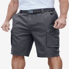 12" Side Elastic Cargo Short with Twill Belt image number null